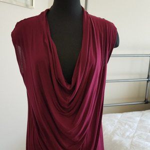 The Avenue Tank Top by CAbi in Burgundy